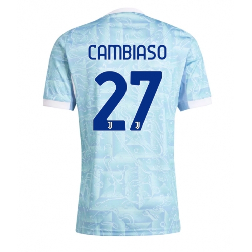 Billige Fotballdrakt Juventus Andrea Cambiaso #27 Replika Bortedrakt 2025-26 Kortermet Billige Fotballdrakt Juventus Andrea Cambiaso #27 Replika Bortedrakt 2025-26 Kortermet